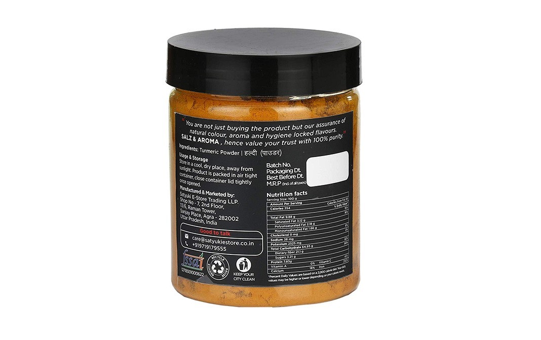 Salz & Aroma Turmeric Powder    Jar  250 grams